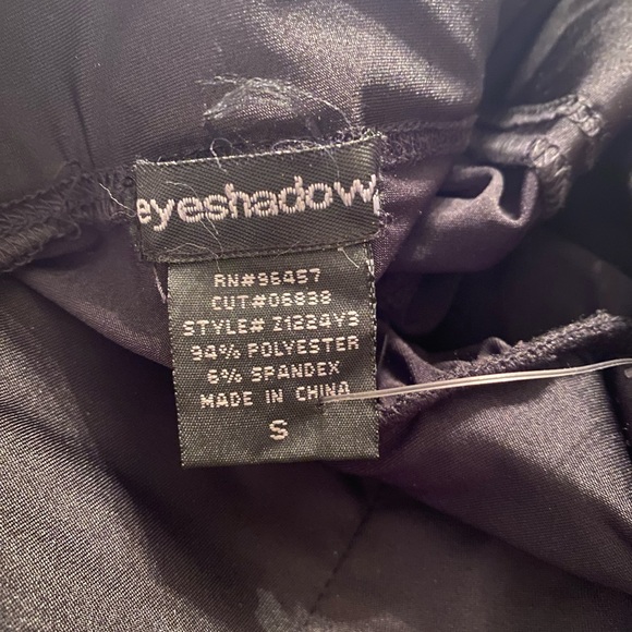 Eyeshadow- Black Dress Size Small NWT - Padded Bodice - Picture 7 of 9